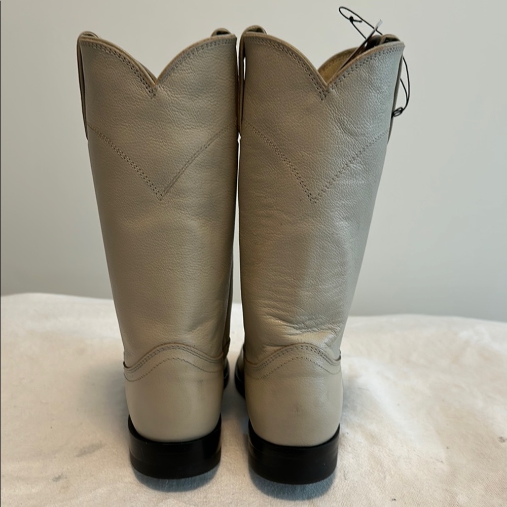 JUSTIN LEATHER  COWBOY BOOTS. Womens US 5.5 B - Picture 4 of 6